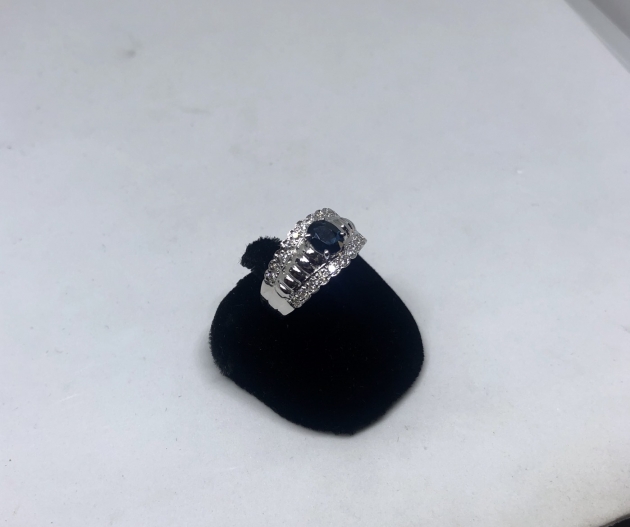 藍寶K金戒指(已售出) 3