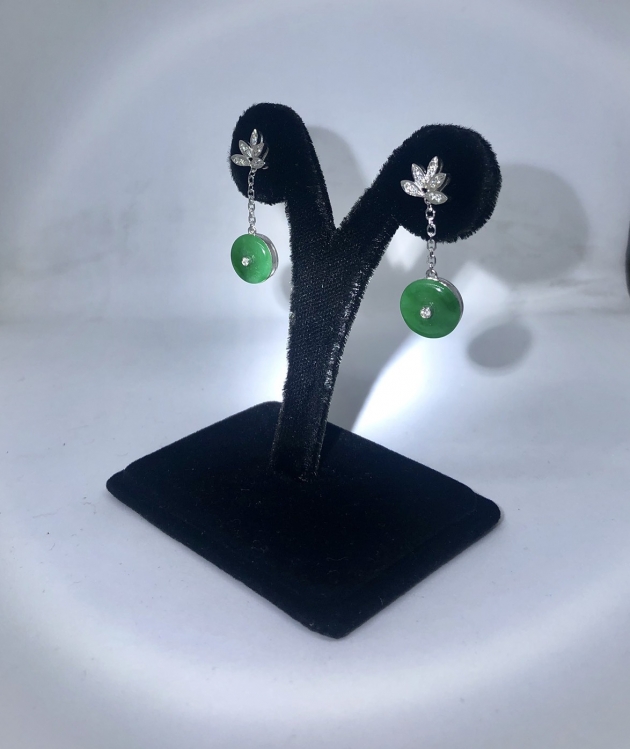 翡翠耳環 1