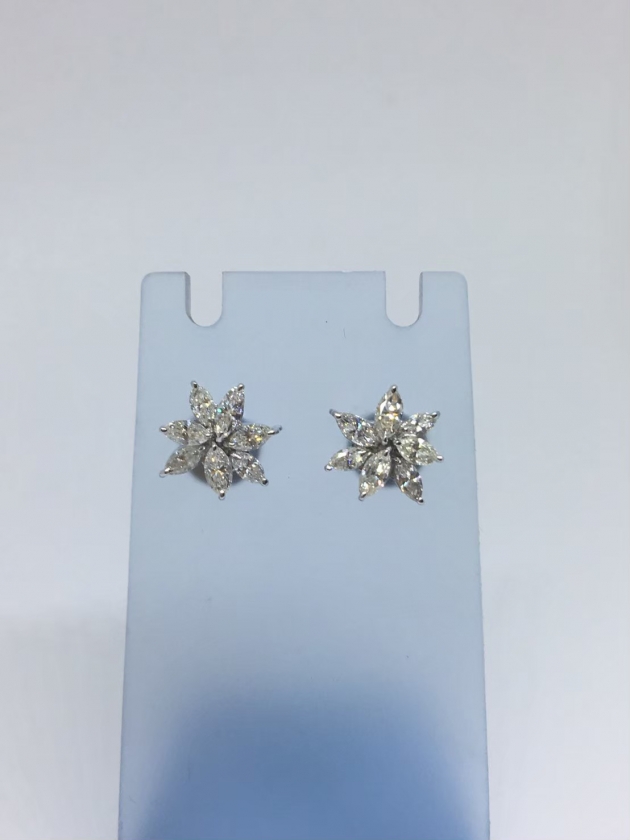 天然鑽石耳環(已售出) 1