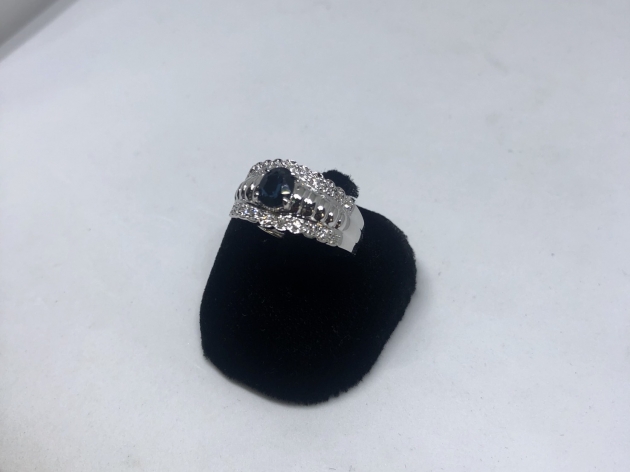 藍寶K金戒指(已售出) 1