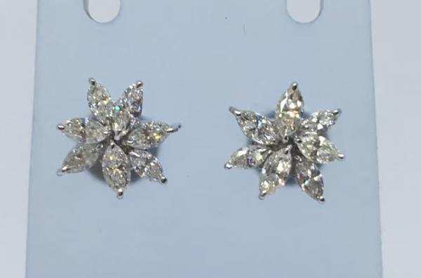 天然鑽石耳環(已售出)